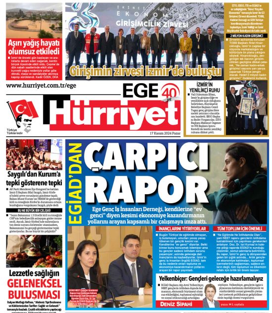 “EGİAD’dan Çarpıcı Rapor” Başlıklı Haber