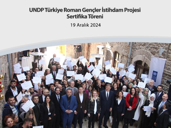 UNDP Türkiye Roman Gençler İstihdam Projesi Sertifika Töreni