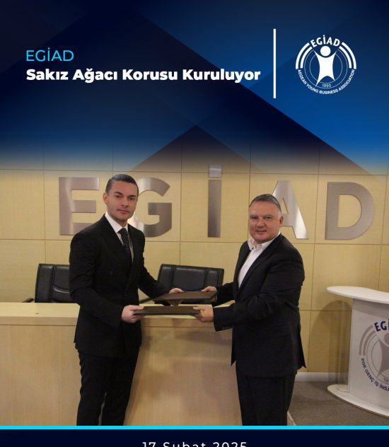 EGİAD Sakız Ağacı Korusu Kuruluyor