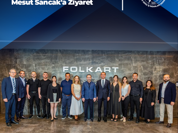 EGİAD’dan Folkart Yönetim Kurulu Başkanı Mesut Sancak’a Ziyaret