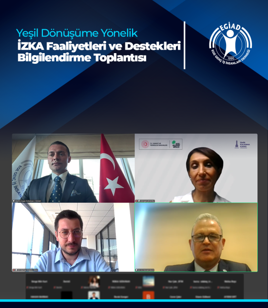 Yeşil Dömüşüme Yönleik İZKA Faaliyetleri ve Deskeleri Bilgilendirme Toplantısı