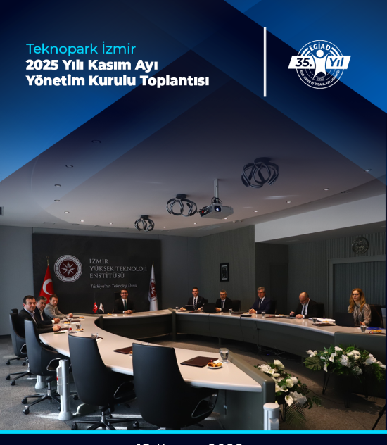 Teknopark İzmir 2025 Yılı Kasım Ayı Yönetim Kurulu Toplantısı