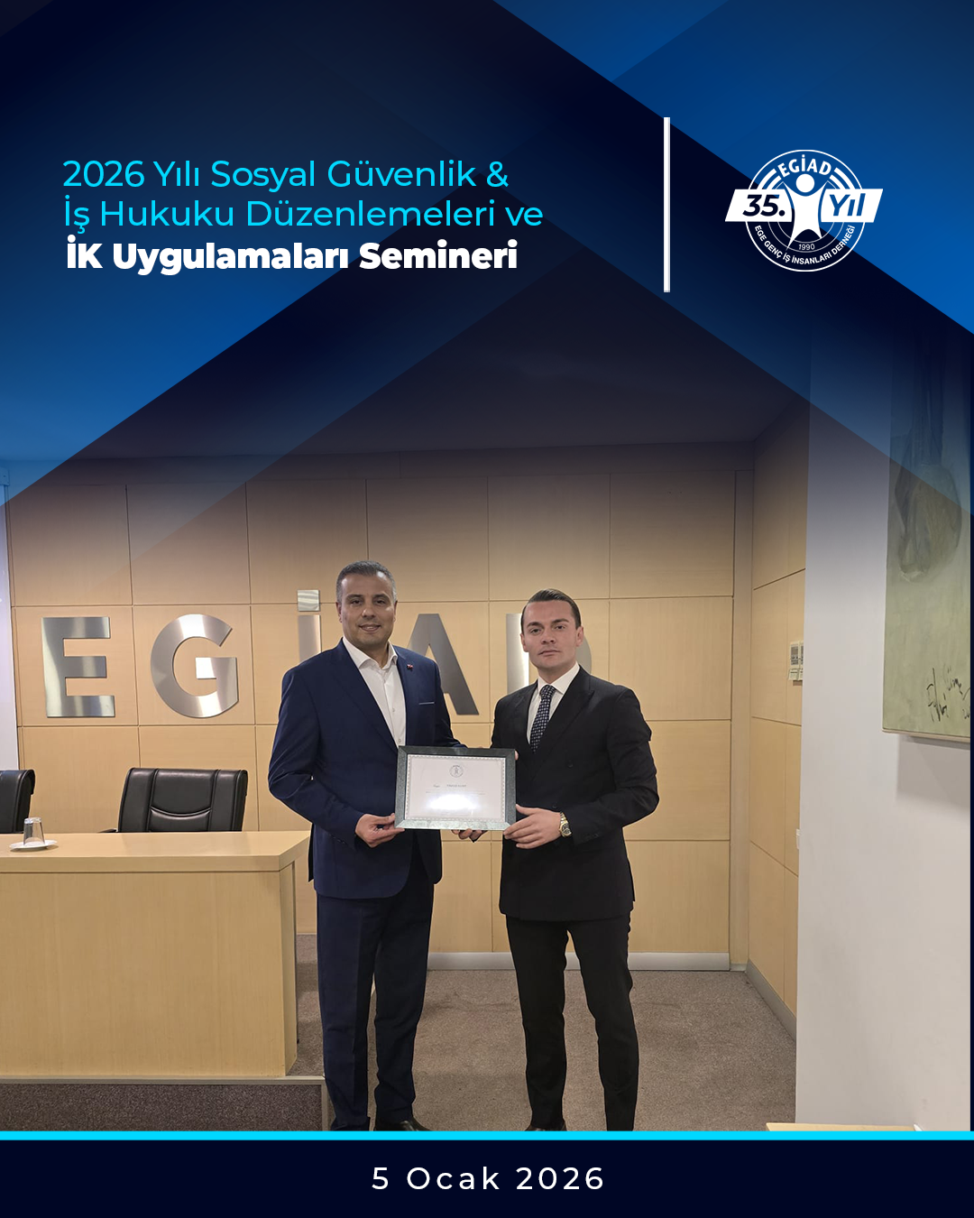 2026 Yılı Sosyal Güvenlik & İş Hukuku Düzenlemeleri ve İK Uygulamaları Semineri