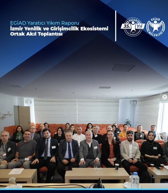 EGİAD Yaratıcı Yıkım Raporu İzmir Yenilik ve Girişimcilik Ekosistemi Ortak Akıl Toplantısı
