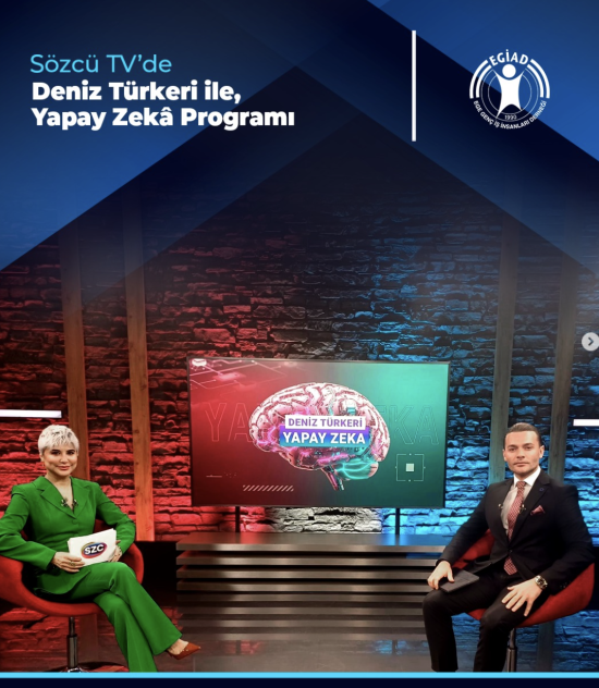 Sözcü TV’de Deniz Türkeri ile, Yapay Zekâ Programı