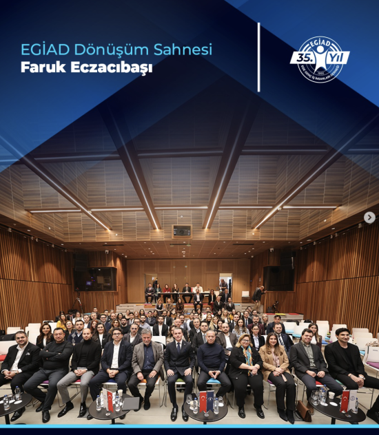 EGİAD Dönüşüm Sahnesi Faruk Eczacıbaşı