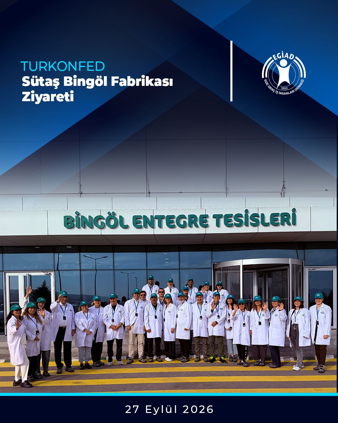 TÜRKONFED Sütaş Bingöl Fabrikası Ziyareti